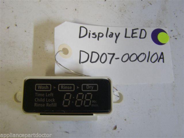 Samsung DISHWASHER Display led DD07-00010A used part Samsung DISHWASHER Display led DD07-00010A used part